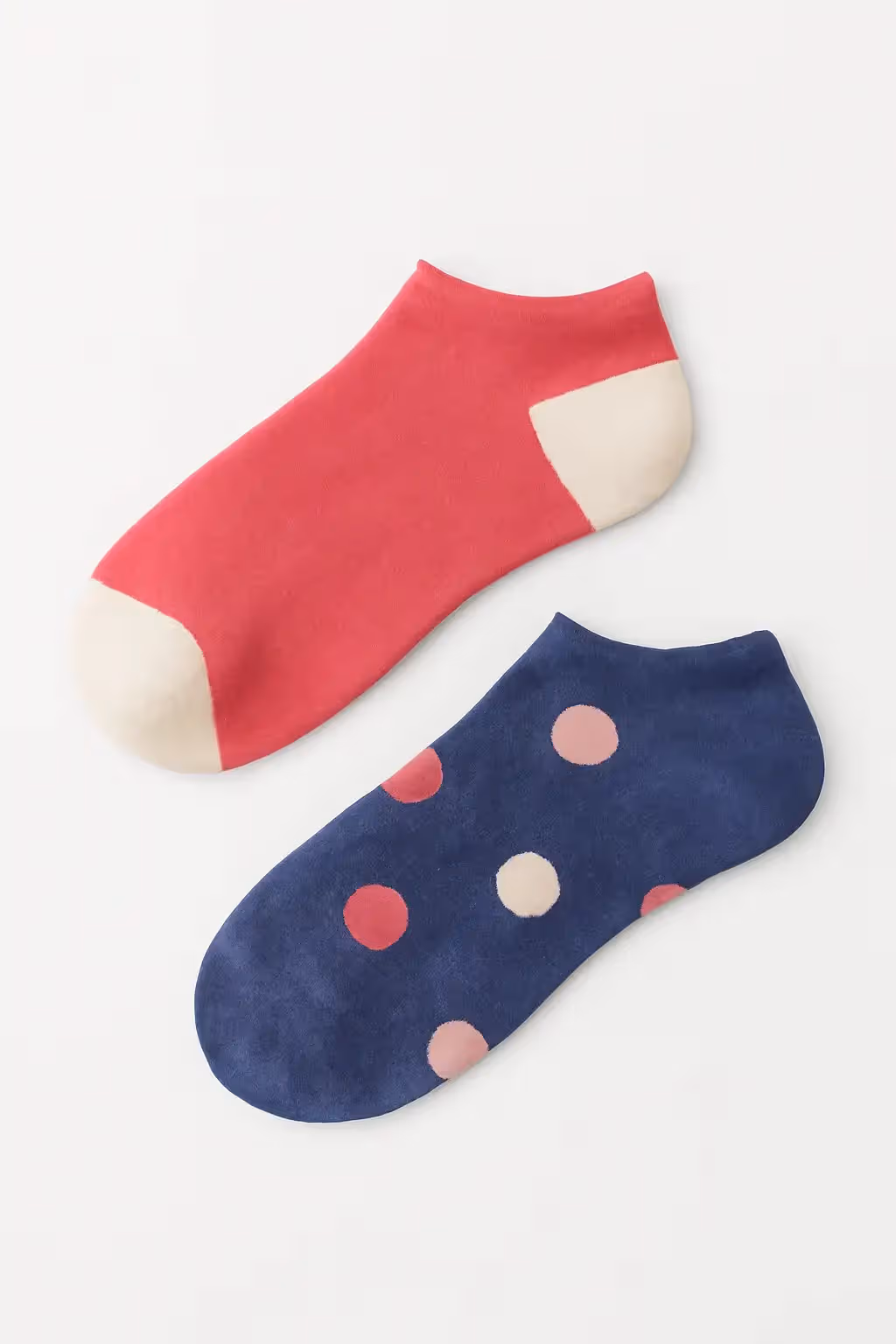 Siatex Bangladesh - Pink And Blue Printed Socks Set Pink And Blue Printed Socks Set