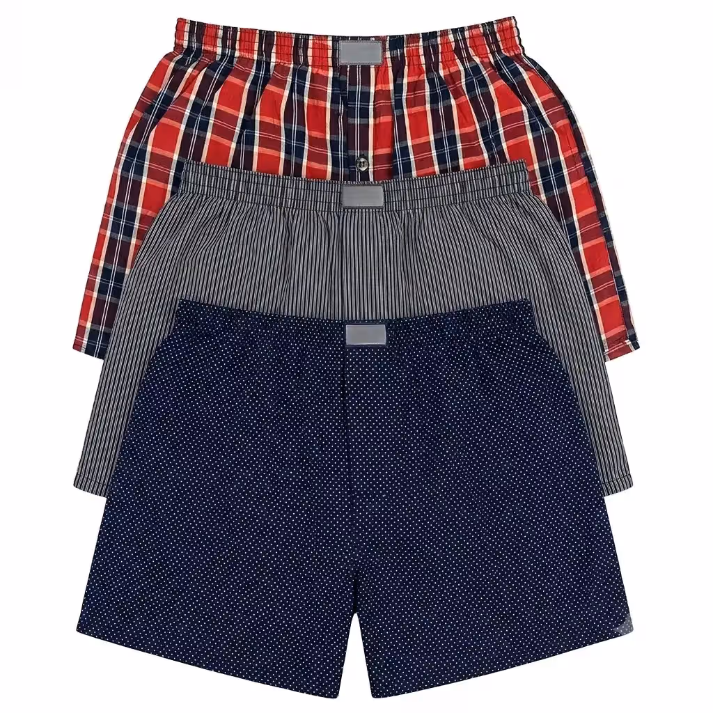 Plaid Boxer Shorts from Bangladesh Undergarments Factory