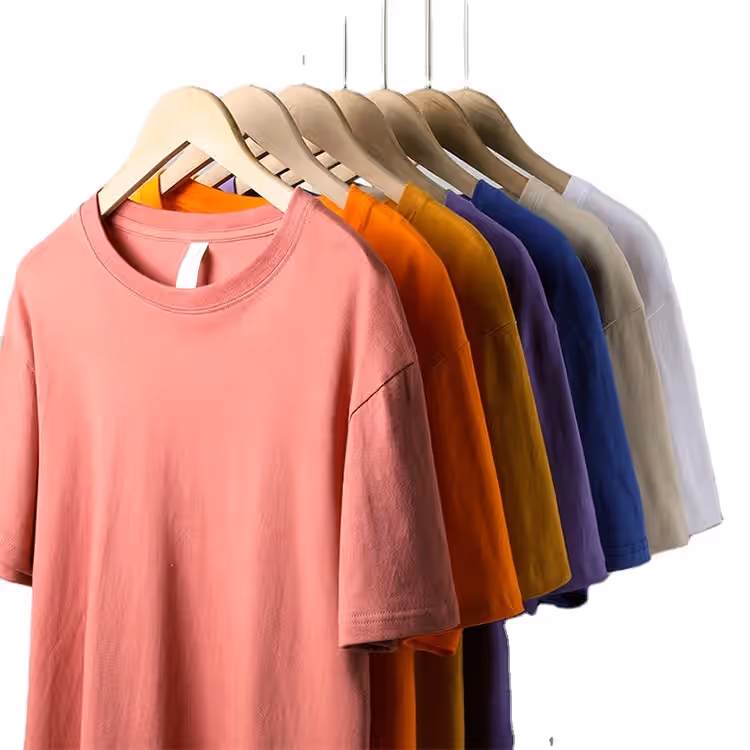 Plain Blank Tee for Printing Use from Bangladesh Garments Factory