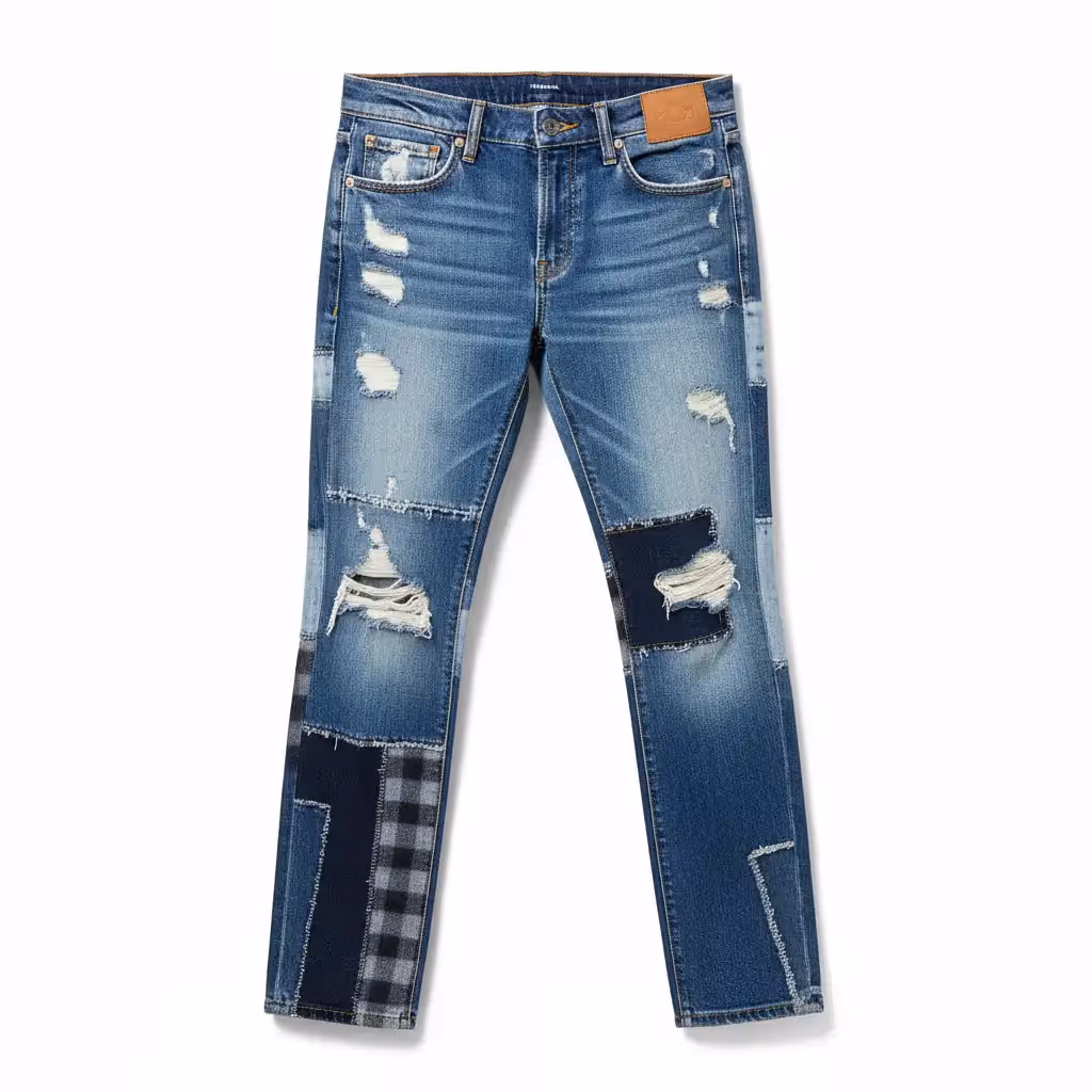 Siatex Bangladesh - Premium Patchwork Jeans for USA Buyers Premium Patchwork Jeans for USA Buyers