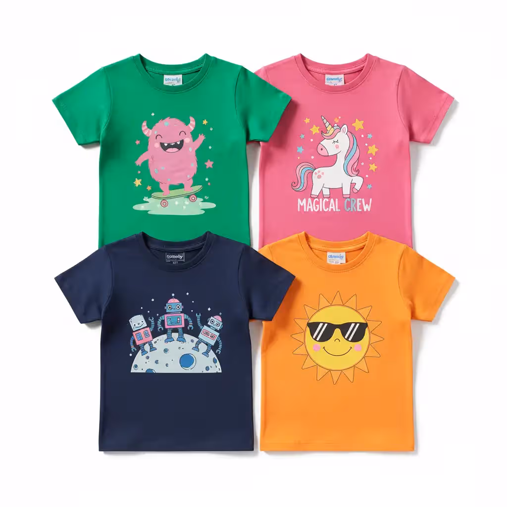 Printed Kids T-shirts Wholesale for USA Importers