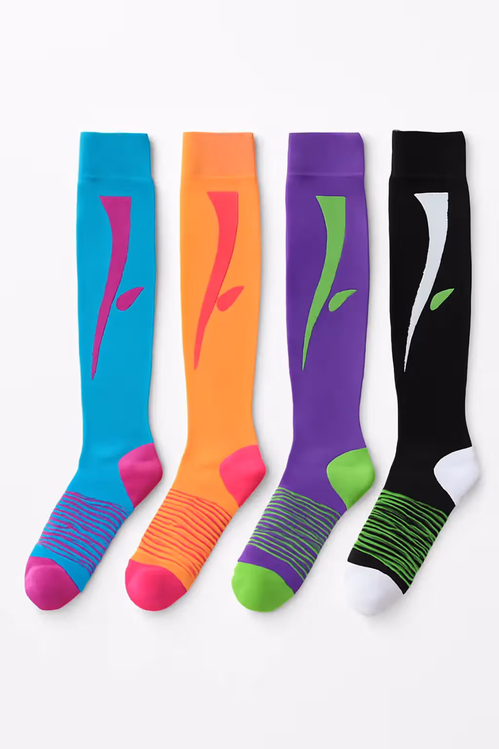Siatex Bangladesh - Printed Multi Colored Appealing Socks Printed Multi Colored Appealing Socks