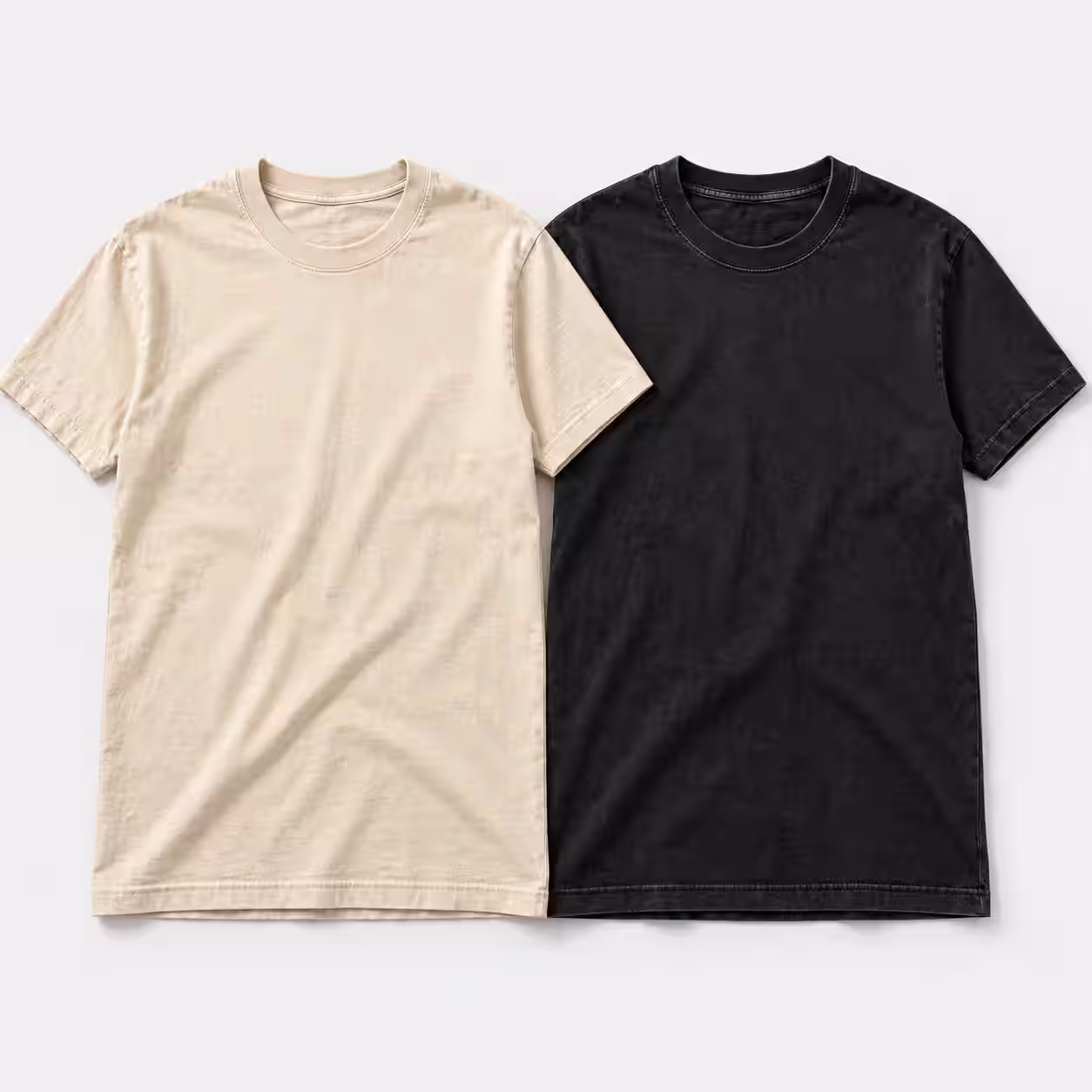 Bulk Blank Cotton Tees Wholesale Pack for Custom Logo