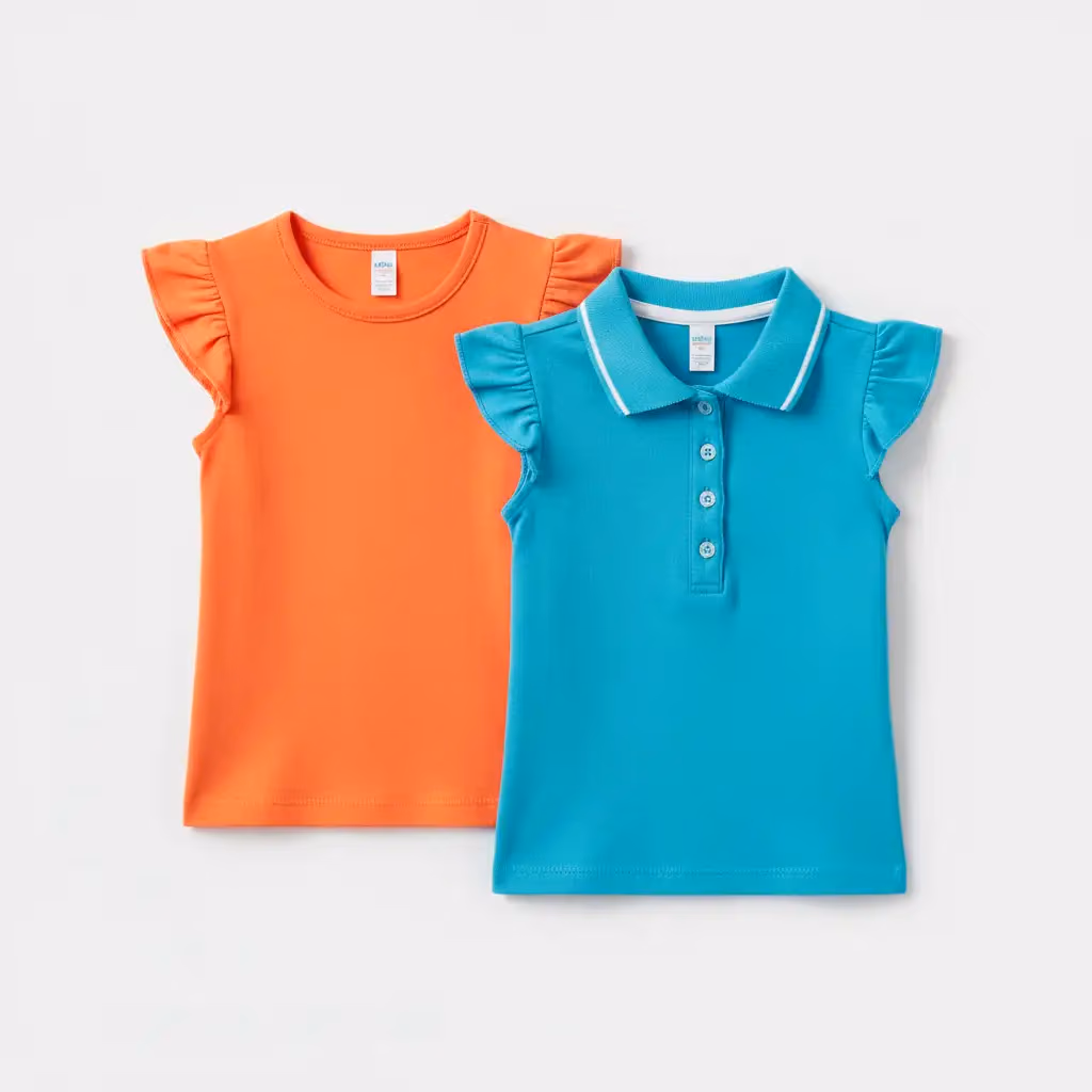 School Cap Sleeve Tops | Supplier To European & Usa Markets