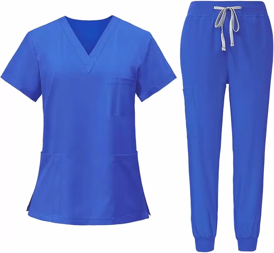 Scrubs Medical Uniform Women and Man Scrubs Set Top and Pants