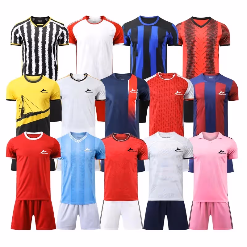 Siatex Bangladesh - Soccer Jersey Sets Professional Football Shirts Custom Your Own Name Club Football Uniform Jersey Funny Cute Baby Football Soccer Jersey Sleeveless Clothes Rompers Set for Summer Sports