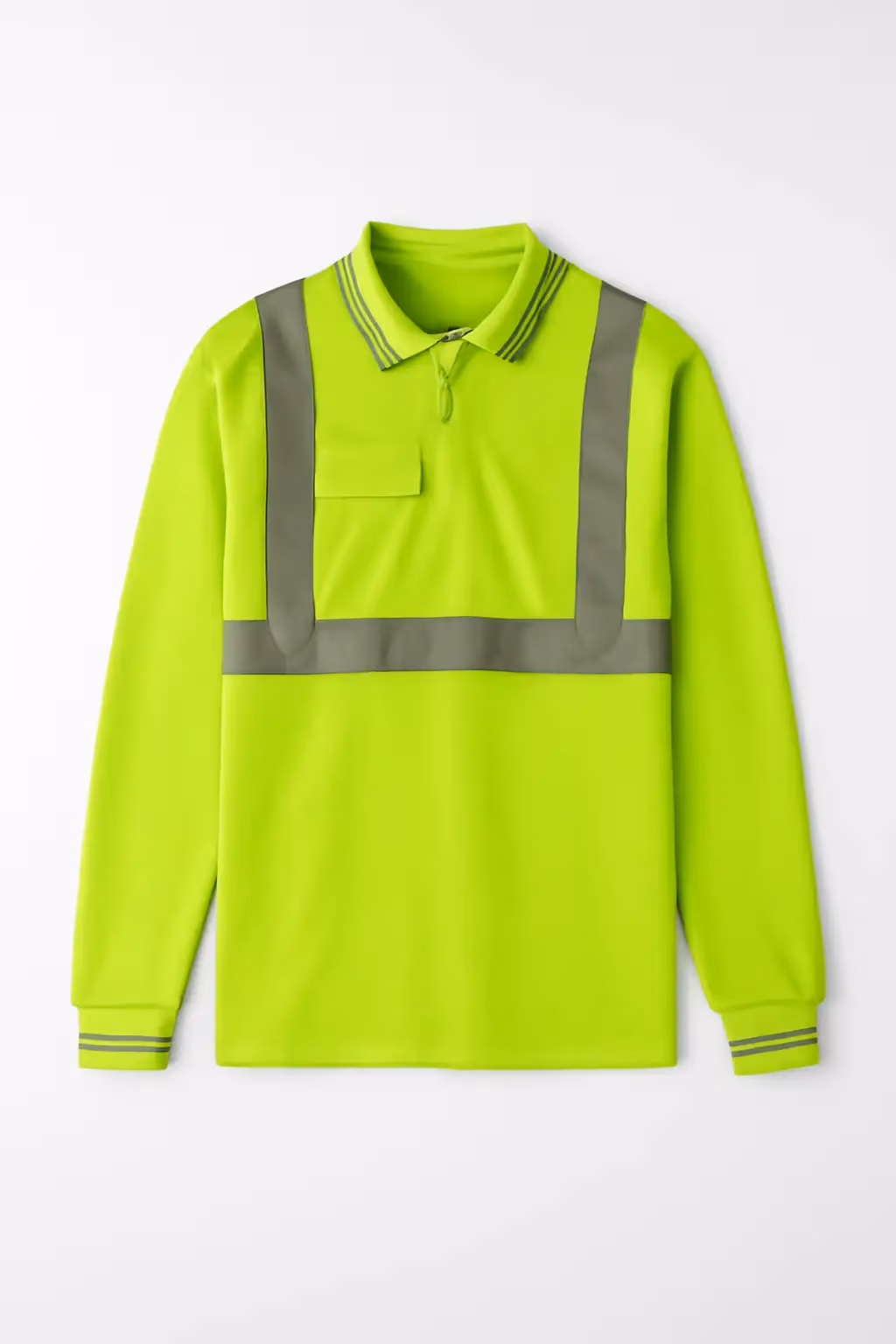 Tailor Made Reflective Taped Polo Shirt Exporter for Industrial Use