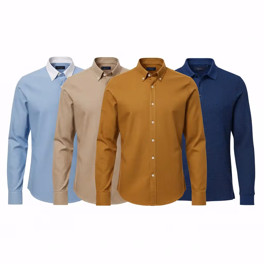 Men’s Slim Fit Plaid Two Pocket Twill Shirt Manufacturers in Bangladesh