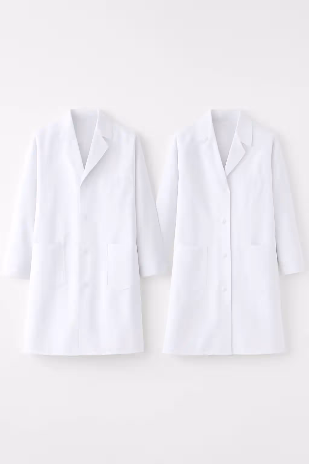 White Coat Long Sleeve Doctor&rsquo;s Uniform Laboratory Hospital Pharmacy Medical Uniform