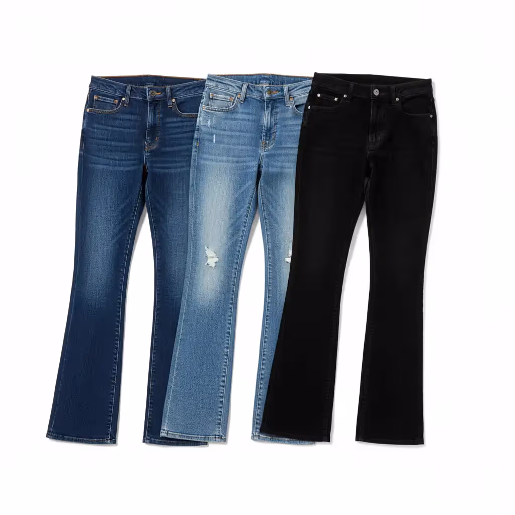 Siatex Bangladesh - Wholesale Women Bootcut Jeans Manufacturers for US Buyers Wholesale Women’s Bootcut Jeans Manufacturer in Bangladesh Factory