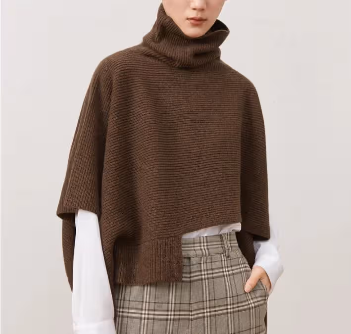 Women’s Cashmere Poncho Sweater Supplier in Bangladesh