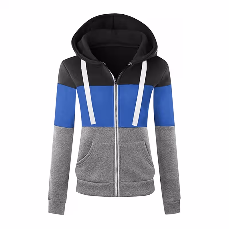 Women&rsquo;s Casual Workout Zip up Hoodies Sweatshirts Manufacturer Bangladesh