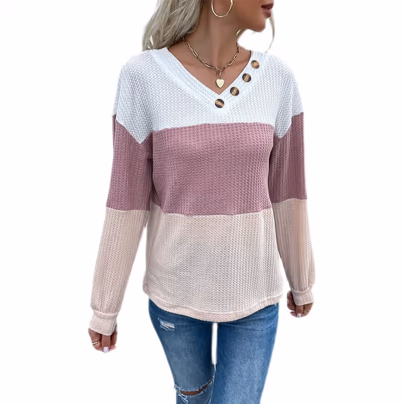 Women’s Contrast Colour Strip Sweater Exporter Bangladesh