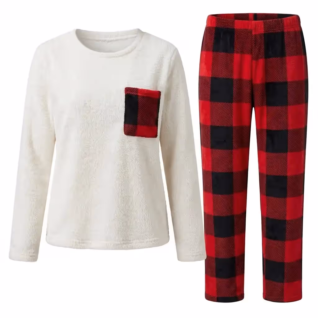 Siatex Bangladesh - Women’s Flannel Long Pajama Set Made in Bangladesh Ladies Pajamas Set Homewear Supplier Bangladesh