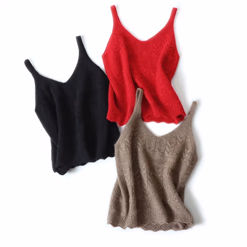 Women&rsquo;s Knit Tank Top Sweater Manufacturer Supplier Bangladesh