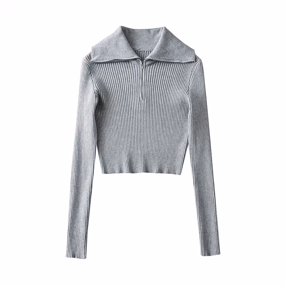 Siatex Bangladesh - Women’s Lapel Half Zipper Sweater Manufacturer Supplier Bangladesh Women’s Lapel Half Zipper Sweater Manufacturer Supplier Bangladesh