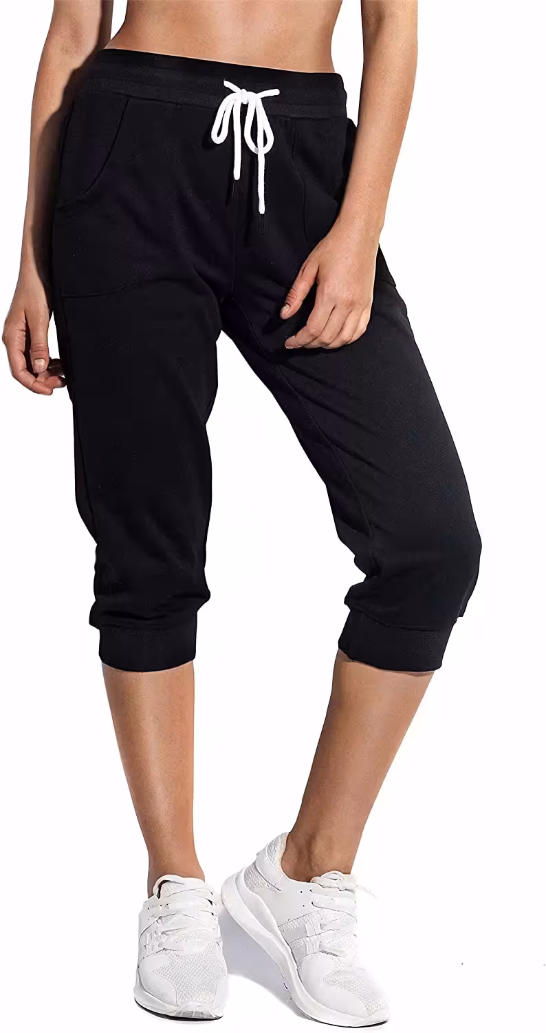 Women’s Sweatpants Capri Pants Cropped Jogger from Bangladesh