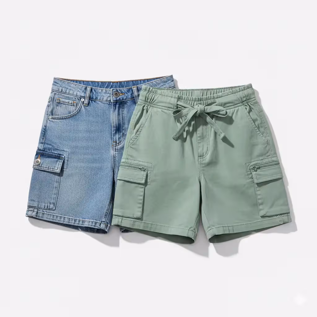 Womens Cargo Shorts | Exporter To European & Usa Market