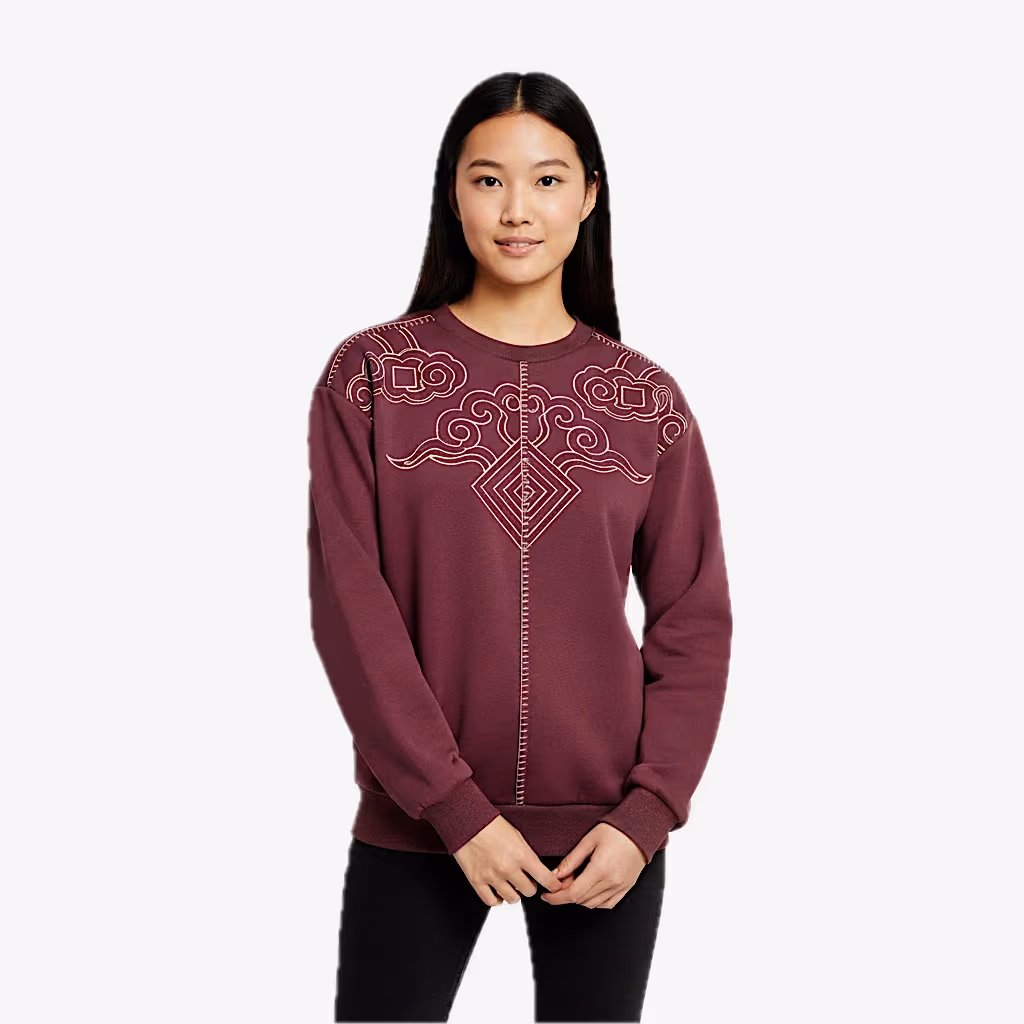 Women&rsquo;s Whipstitch Crewneck Sweatshirt | Global Clothing Manufacturer for Europe