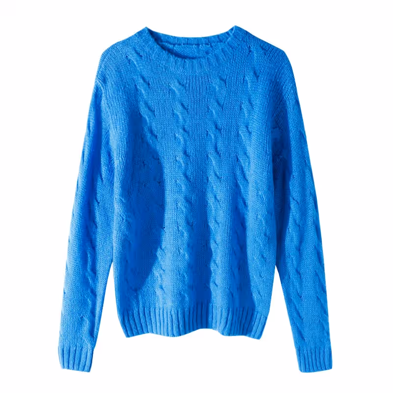 Wool and Mohair Blended Cable Sweater Supplier Bangladesh